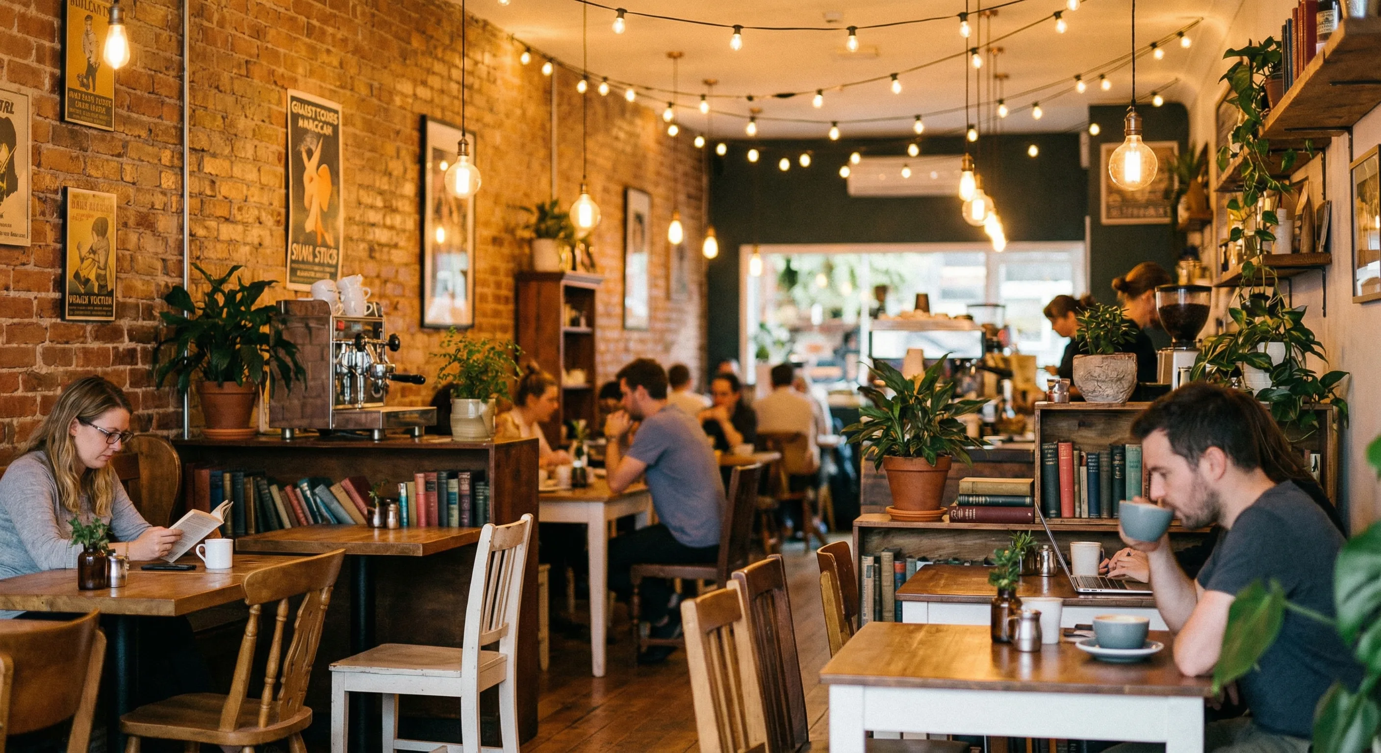 Interior de Music Nest Cafe